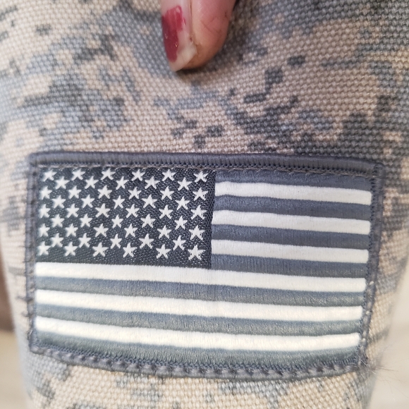 Ariat Men's Distressed Camo Sport Patriot Western Boots Broad Square Toe Size 6. - Picture 5 of 15